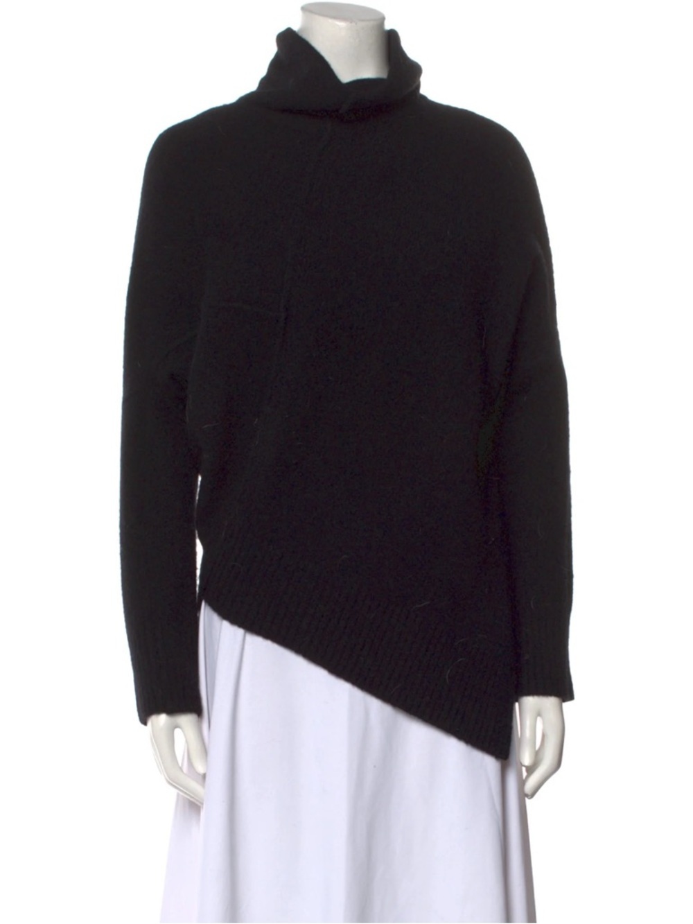 All Saints Asymmetric Turtleneck Sweater
